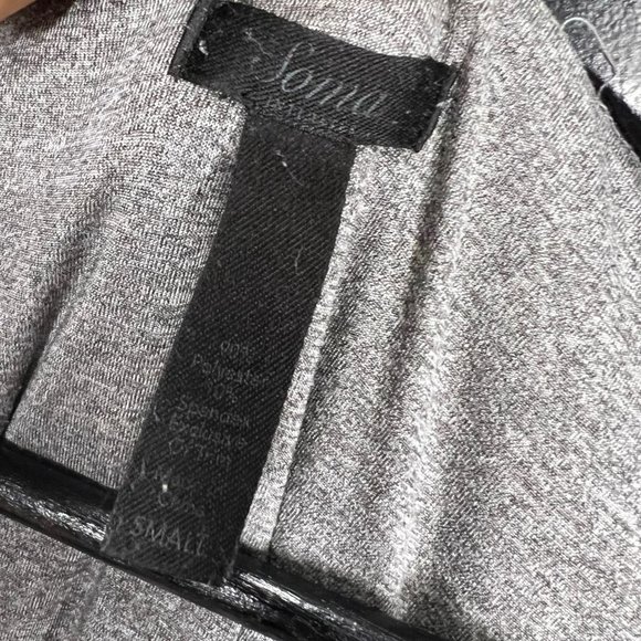 Soma Grey Twist Front Sleeveless V Neck Tunic Top Small - Picture 3 of 7